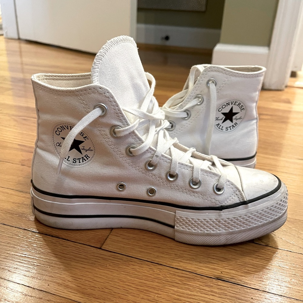 Converse Chuck Taylor All Star Lift Hi Canvas Shoes Pre-owned